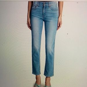 Principle High Rise Straight Leg Jean Mamma Mia-Bon Voyage NWT Size 32